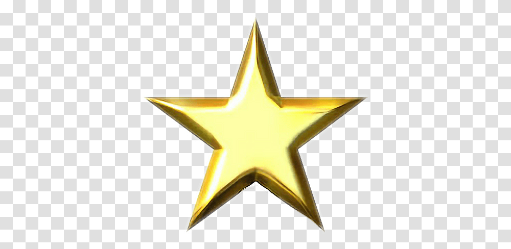 Gold Star Stargold Goldstar Shine Yellow Yellowstar, Cross, Star Symbol, Lamp Transparent Png