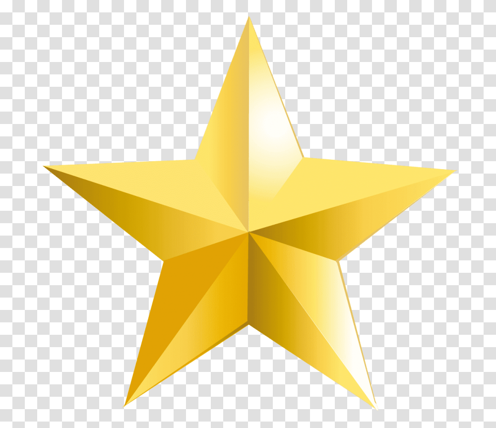 Gold Star, Star Symbol, Cross Transparent Png