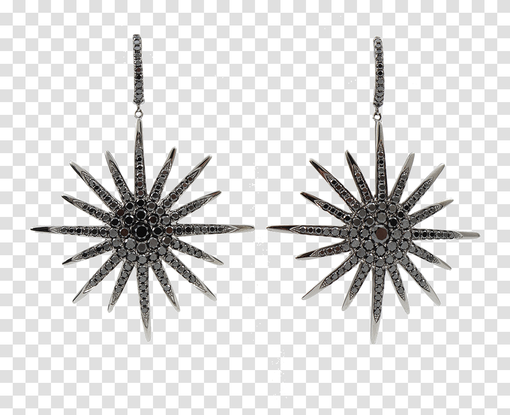 Gold Starburst Drop Earrings, Accessories, Accessory, Jewelry, Spider Transparent Png