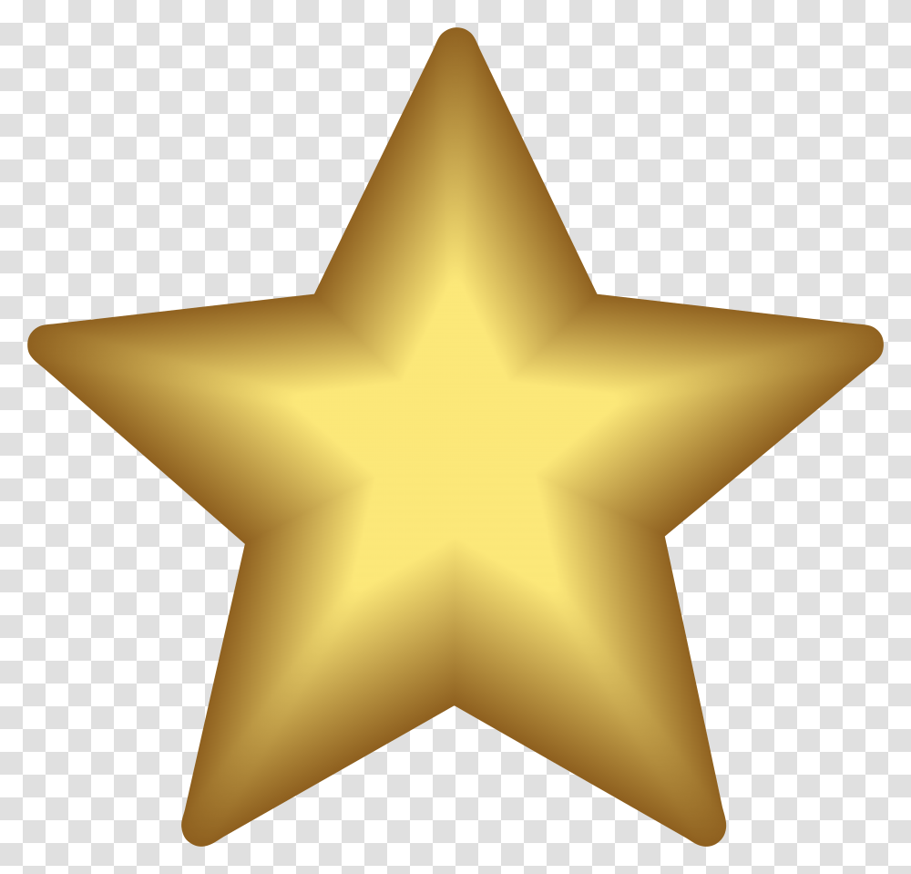 Gold Stars Clipart, Cross, Star Symbol Transparent Png