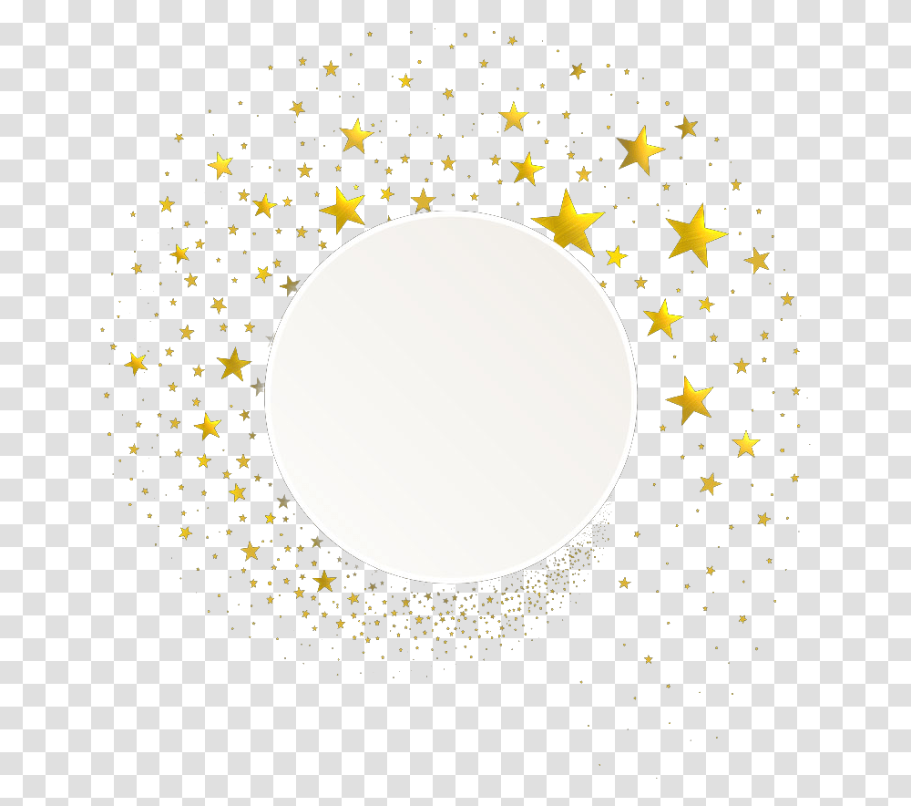Gold Stars, Moon, Outer Space, Night, Astronomy Transparent Png