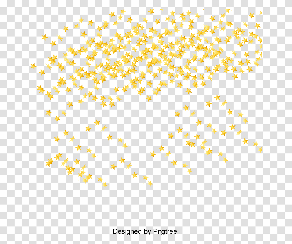Gold Stars Star Gold Vector Stars Vector And, Confetti, Paper Transparent Png
