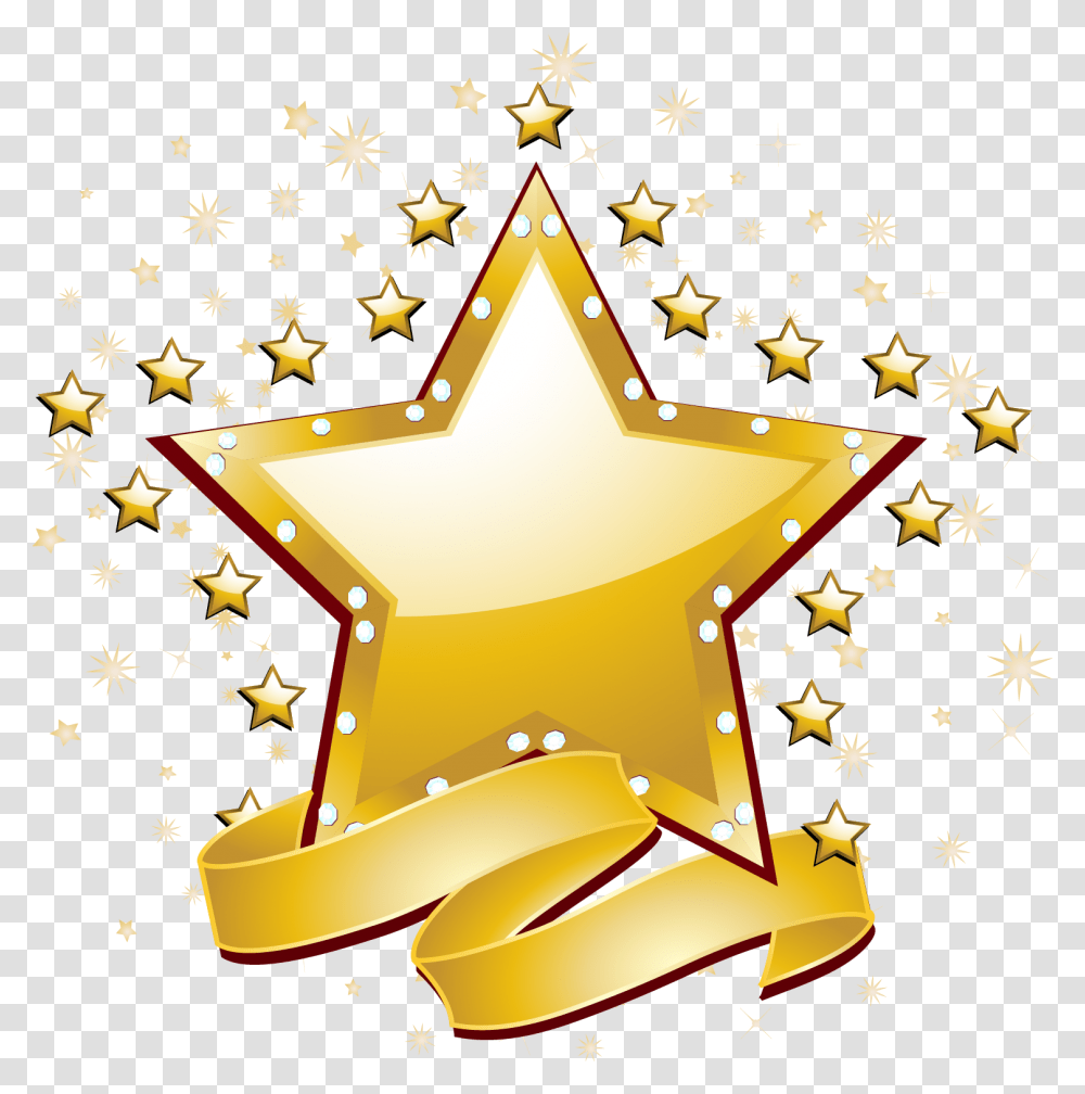 Gold Stars Vector Material Transprent Star Icon Vector, Star Symbol Transparent Png
