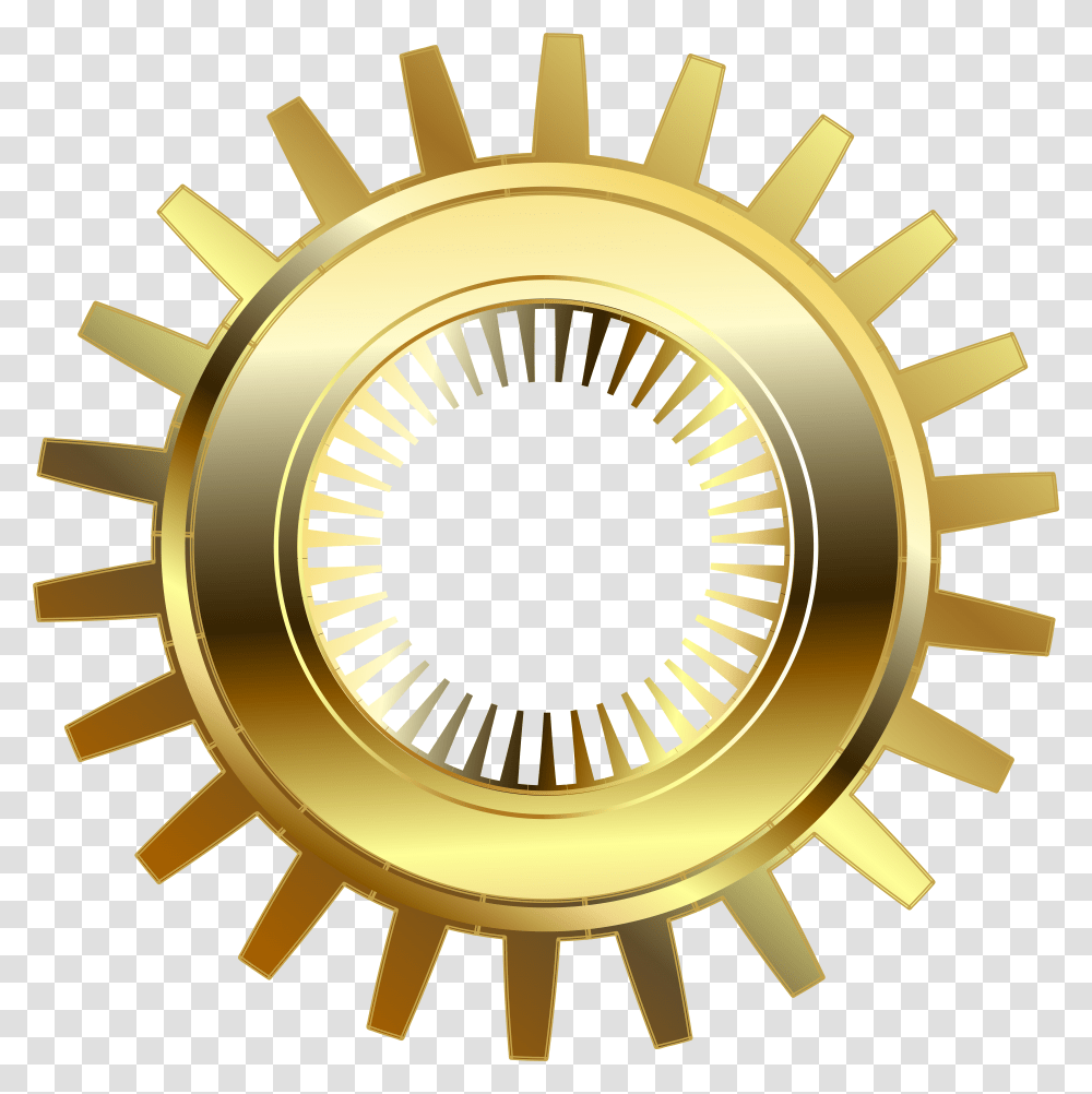 Gold Steampunk Gear Clip Art Gears Transparent Png