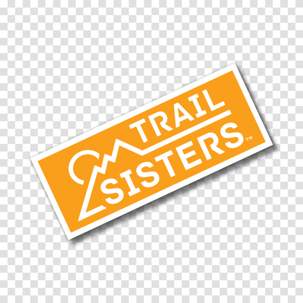Gold Sticker Trail Sisters Store, Label, Word Transparent Png