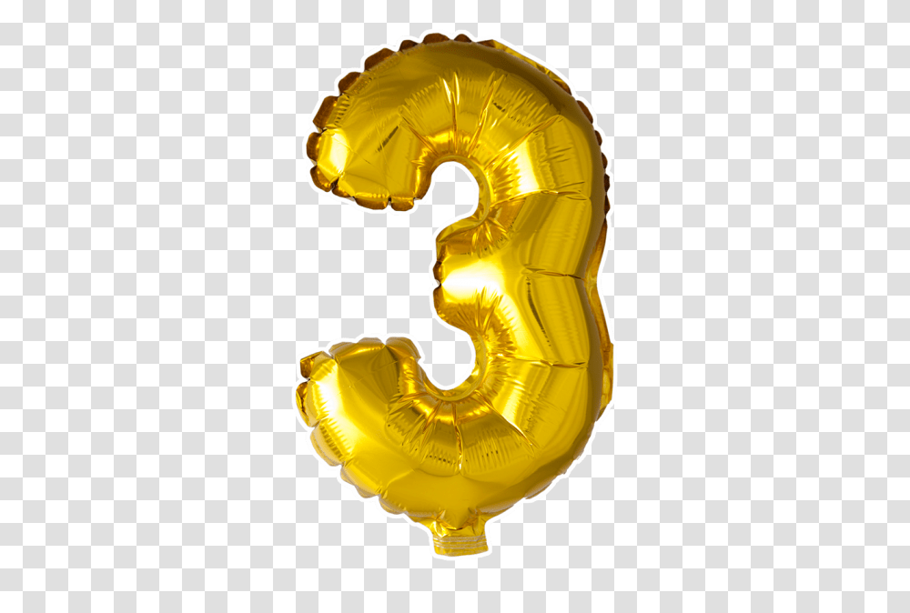 Gold Streamers 3 Gold Balloon, Helmet, Alphabet, Text, Aluminium Transparent Png