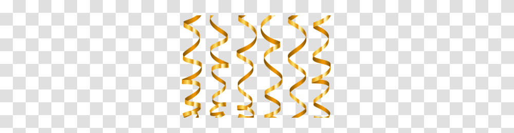 Gold Streamers Image, Pattern, Fence, Poster, Advertisement Transparent Png