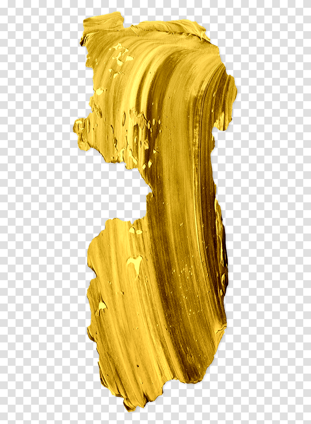 Gold Stroke, Stain, Silhouette, Hole Transparent Png