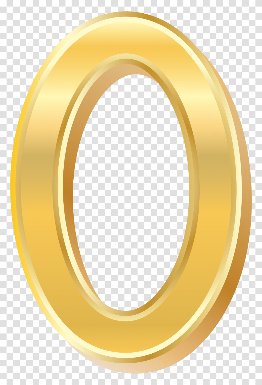 Gold Style Number Zero Clip Art, Label, Oval, Gold Medal Transparent Png