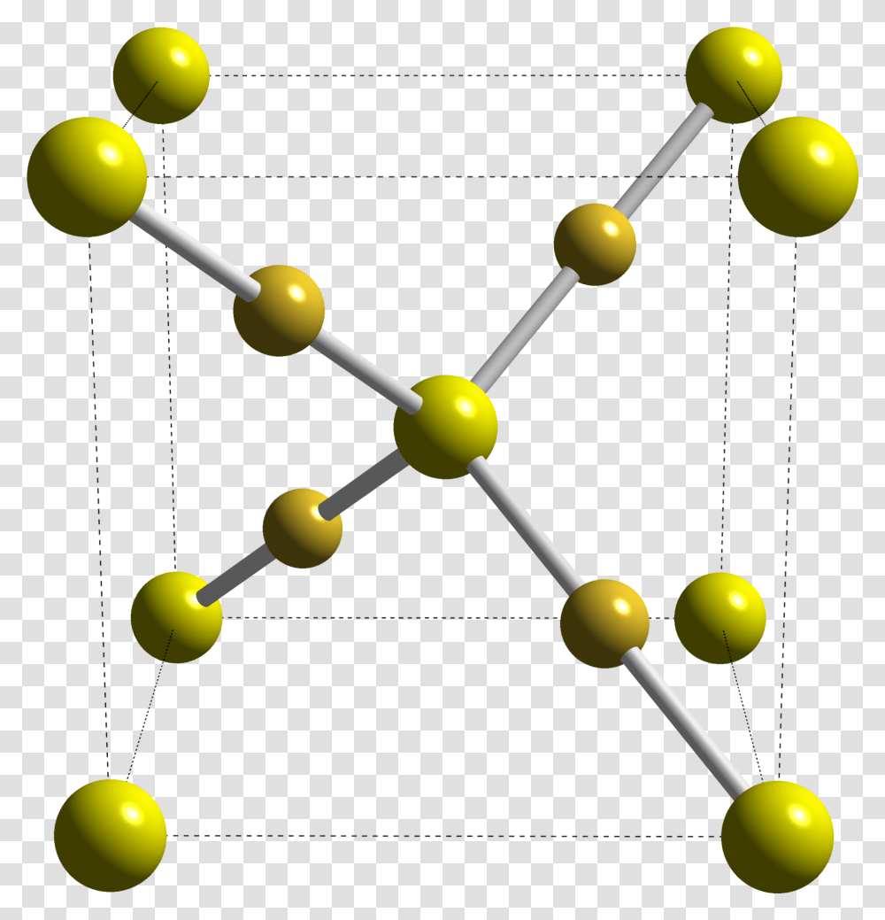 Gold Sulfide Xtal 1995 Unit Cell Cm 3d Balls Gold Au Chemical Formula, Sphere, Nuclear, Juggling, Pin Transparent Png