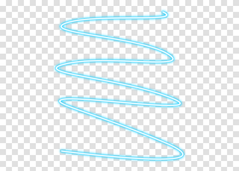 Gold Swirl Blue Neon Swirl, Spiral, Coil, Light, Text Transparent Png