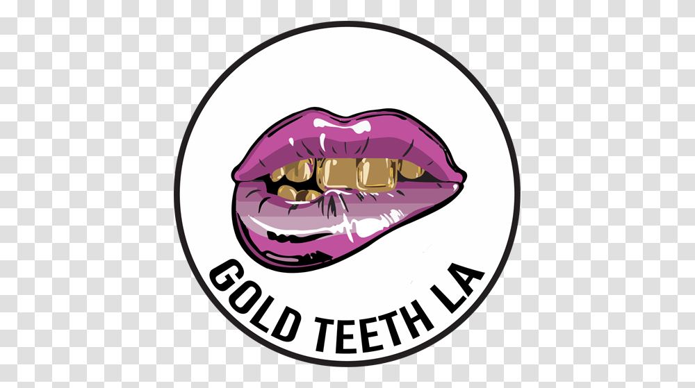 Gold Teeth La On Schedulicity, Mouth, Lip, Helmet Transparent Png