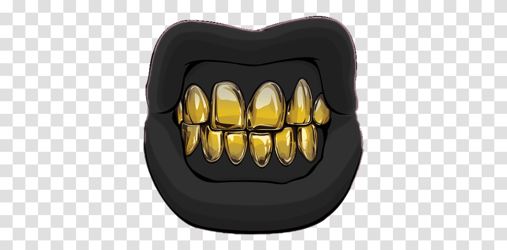 Gold Teeth Mouth, Lip, Helmet, Apparel Transparent Png