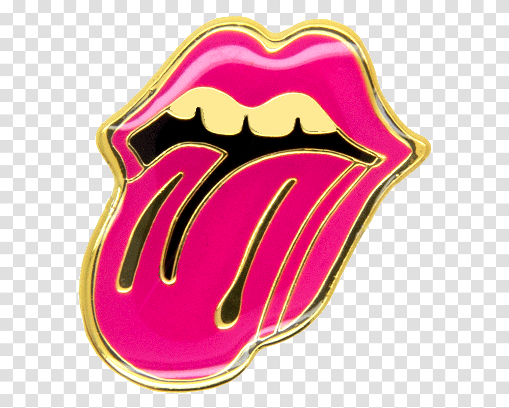 Gold Teeth Pink Lips, Logo, Trademark, Heart Transparent Png