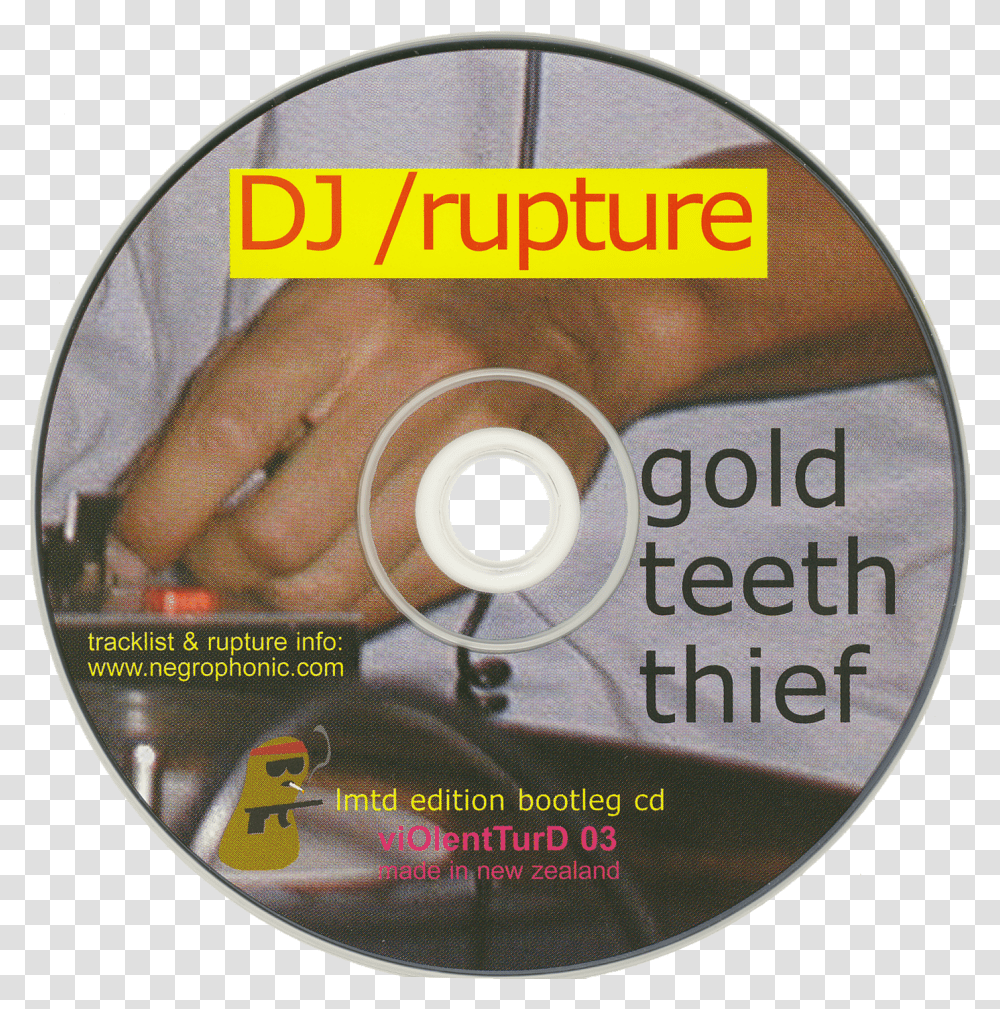 Gold Teeth Thief Dj Rupture Gold Teeth Thief, Disk, Dvd Transparent Png