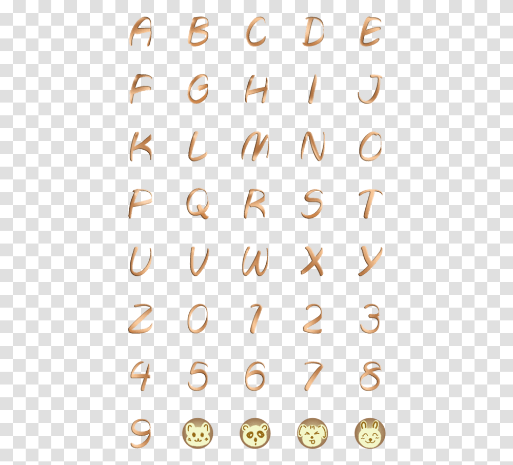 Gold, Alphabet, Letter, Number Transparent Png