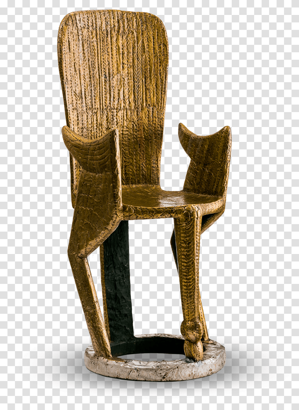 Gold Throne, Chair, Furniture, Broom Transparent Png
