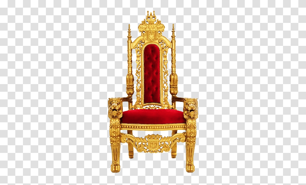 Gold Throne Image Throne King Chair, Furniture, Gate Transparent Png