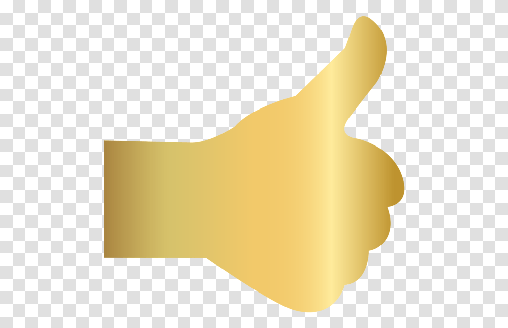 Gold Thumbs Up, Hand, Arm, Finger, Food Transparent Png