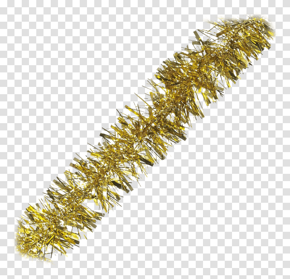 Gold Tinsel Photos Gold Tinsel, Plant, Flower, Blossom, Ornament Transparent Png