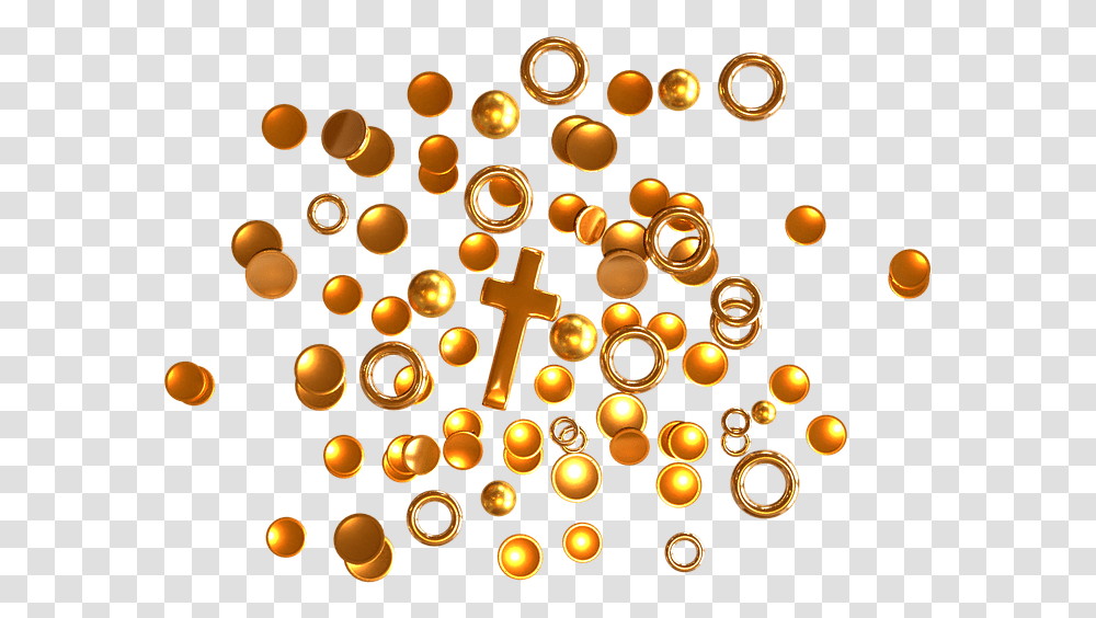 Gold Treasure 3d Render Shiny Wealth Circle, Diwali, Alphabet, Text Transparent Png