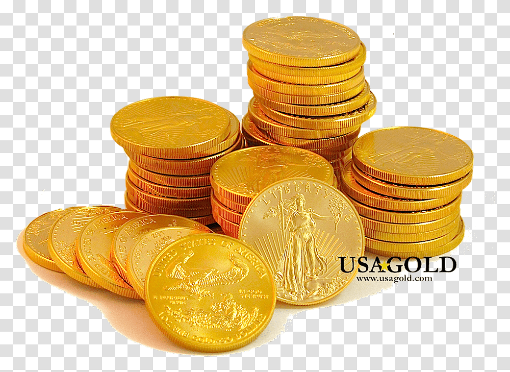 Gold, Treasure, Coin, Money Transparent Png