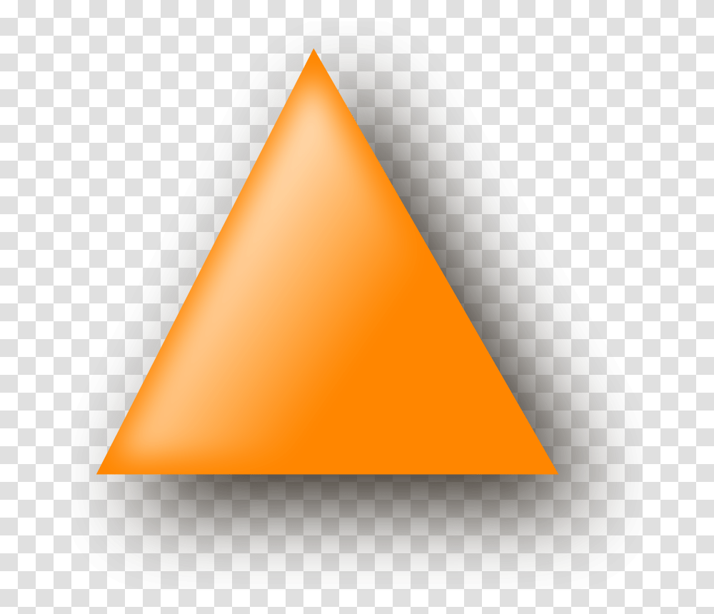 Gold Triangle Figuras Geometricas De Color Naranja, Lamp Transparent Png