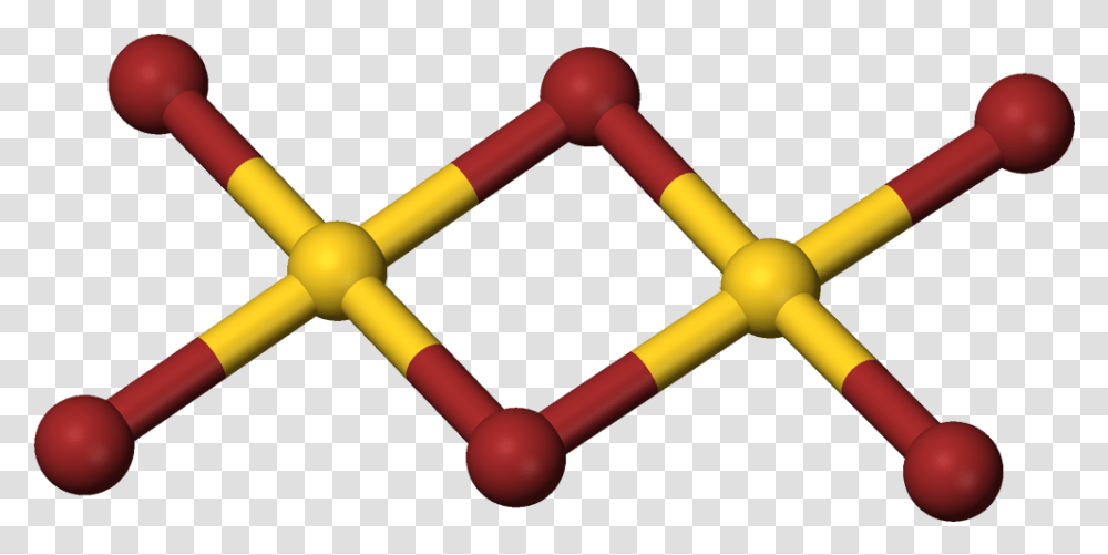 Gold Tribromide Dimer 3d Balls Gold Molecular Structure, Hammer, Tool, Buckle, Knot Transparent Png