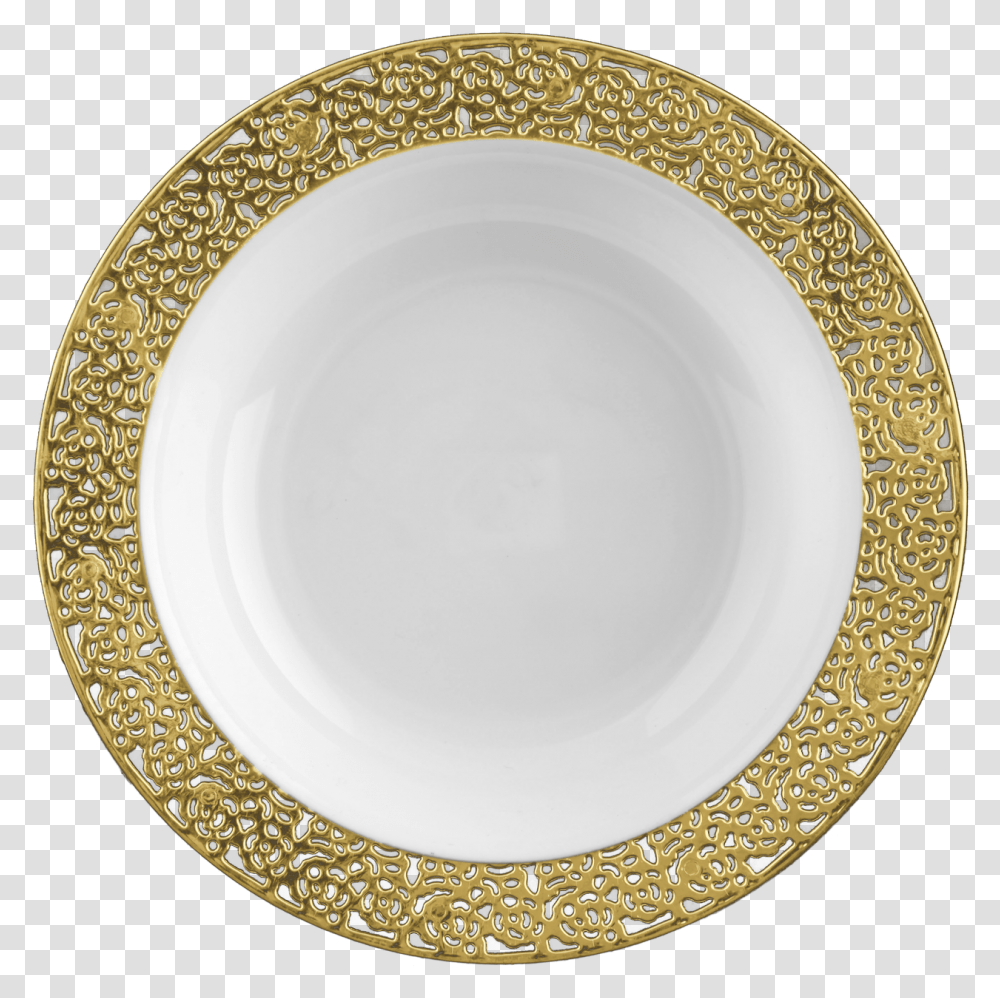 Gold Trim Plastic 12 Oz Soup Bowls Fancy Plate, Porcelain, Art, Pottery, Dish Transparent Png