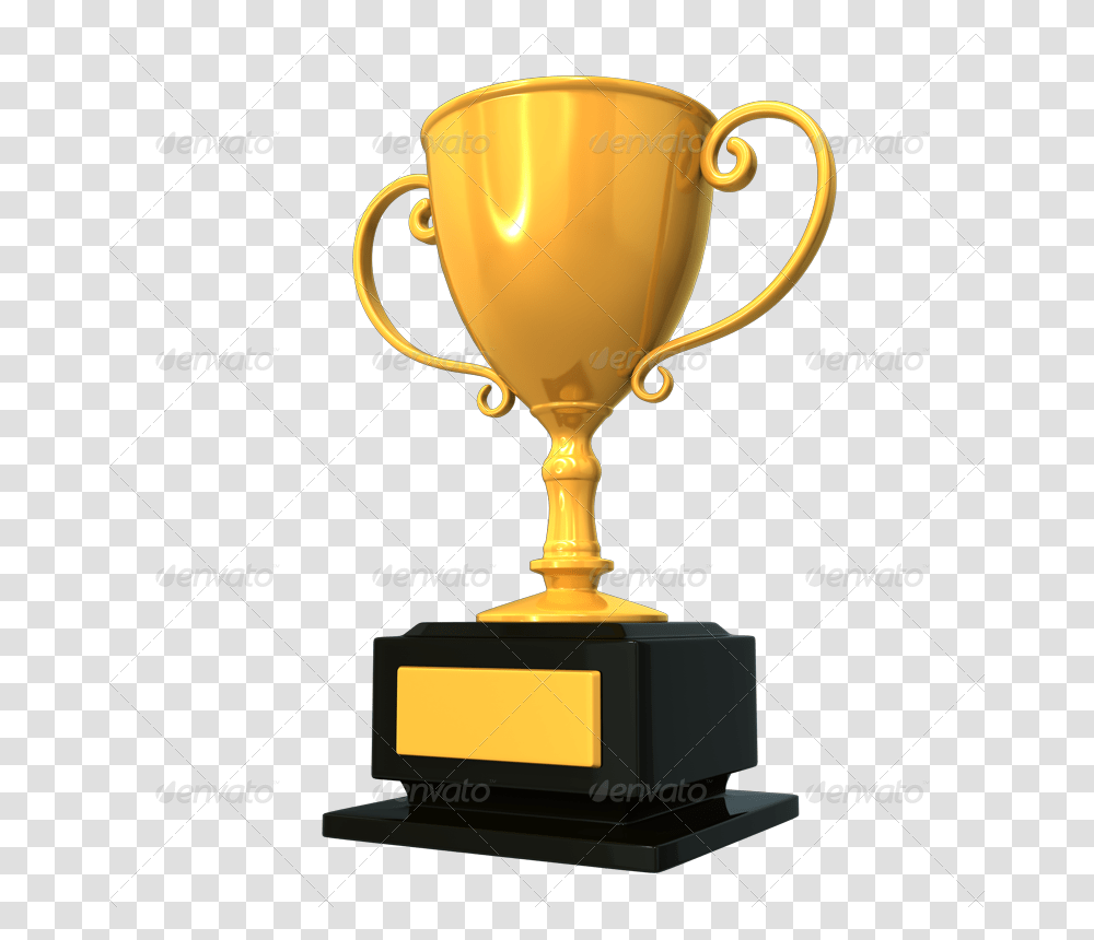 Gold Trophy Clipart Trophy, Lamp Transparent Png