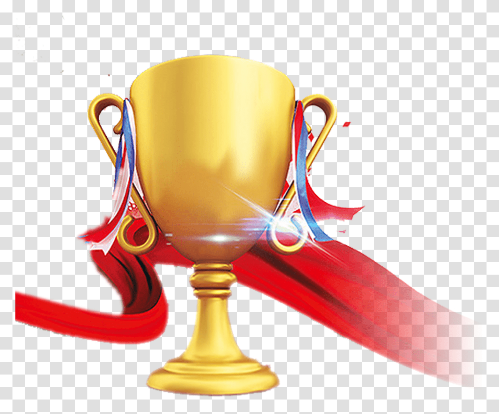 Gold Trophy, Lamp, Glass, Goblet Transparent Png