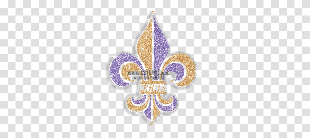 Gold & Purple Iris Fleur De Lis Iron On Glitter Transfer Illustration, Chandelier, Lamp, Pattern, Art Transparent Png