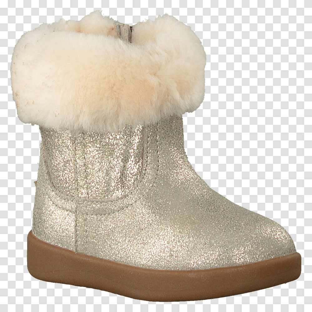 Gold Ugg Fur Boots Jorie Ii Metallic Snow Boot, Apparel, Footwear, Shoe Transparent Png