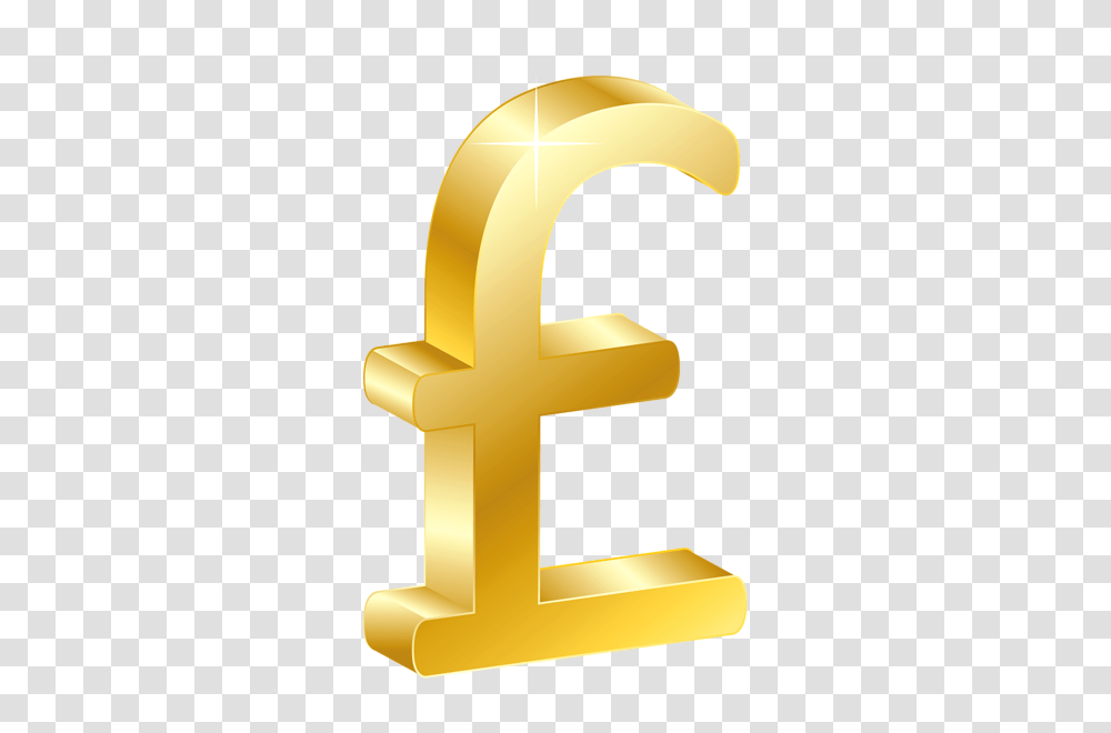 Gold Uk Pound, Cross, Crucifix Transparent Png