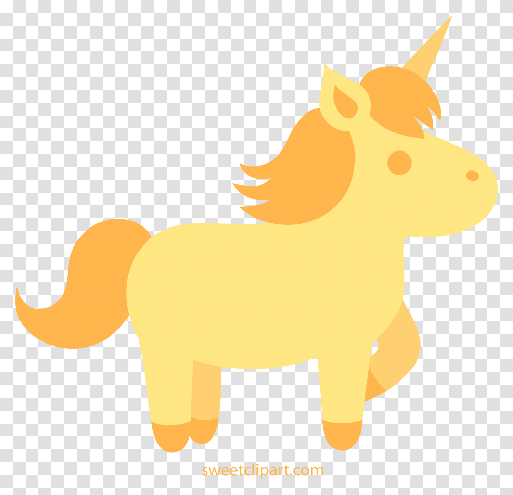 Gold Unicorn Clip Art, Mammal, Animal, Plot Transparent Png