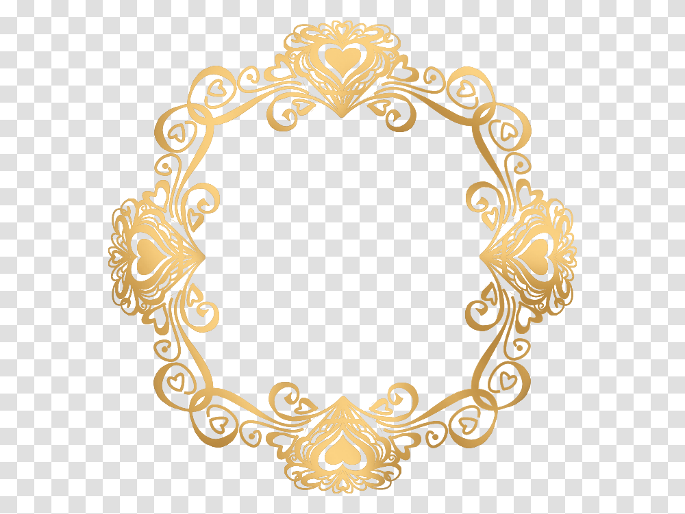 Gold Vintage Border, Pattern, Bronze Transparent Png