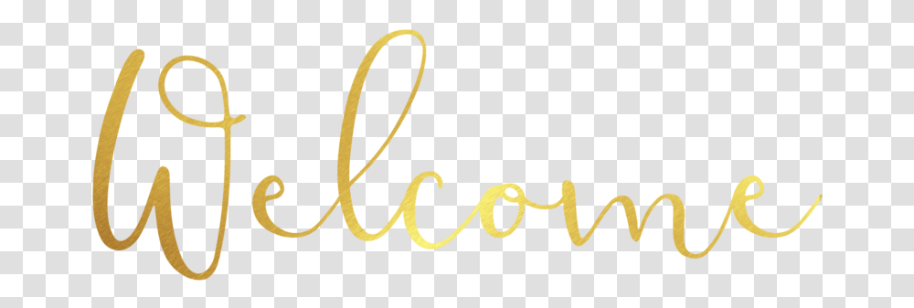 Gold Welcome 800x432 Gold Welcome Clip Art, Handwriting, Calligraphy, Alphabet Transparent Png