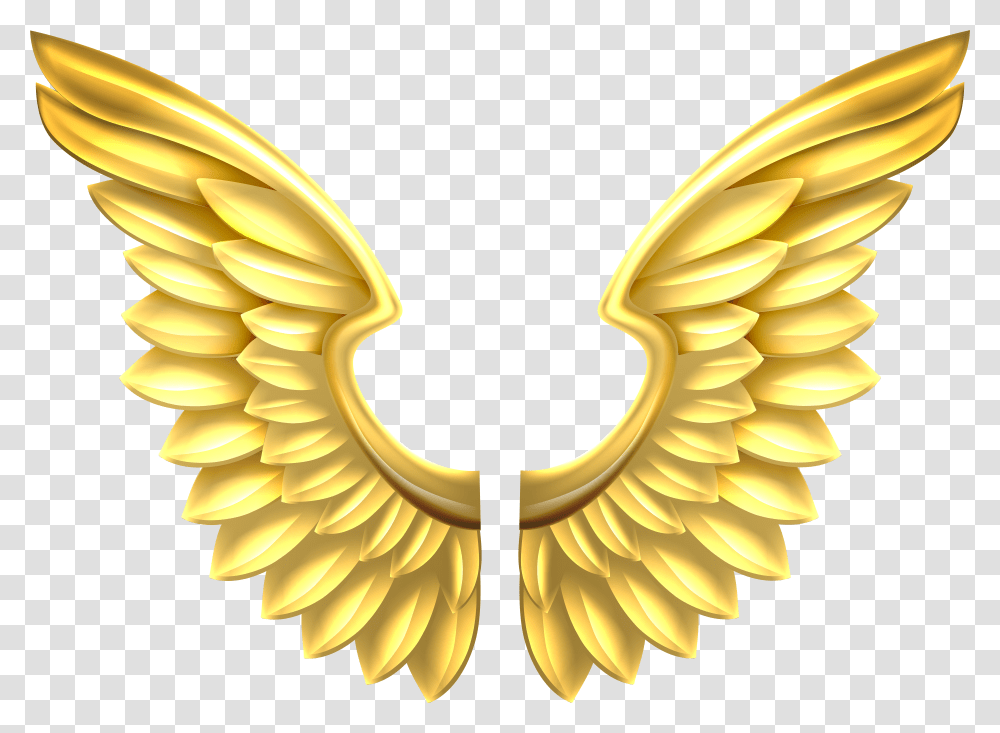 Gold Wings Clip Art Wing Transparent Png