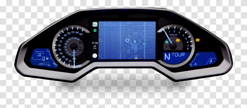 Gold Wings Honda Goldwing 2019 Dashboard, Mobile Phone, Electronics, Cell Phone, GPS Transparent Png