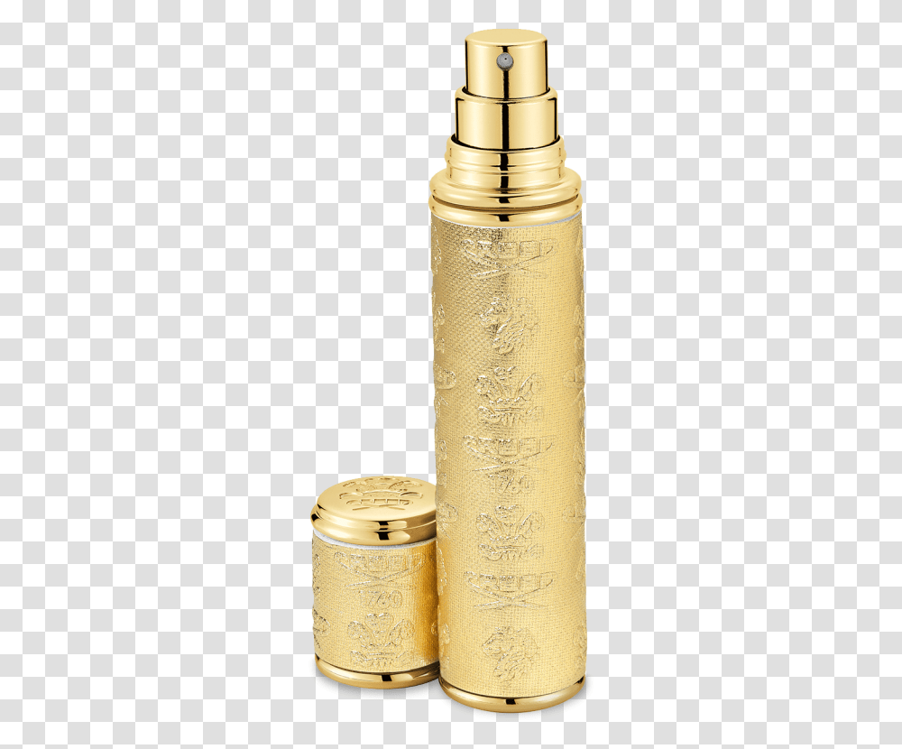Gold With Trim Pocket Atomizer Cosmetics, Shaker, Bottle, Architecture, Building Transparent Png