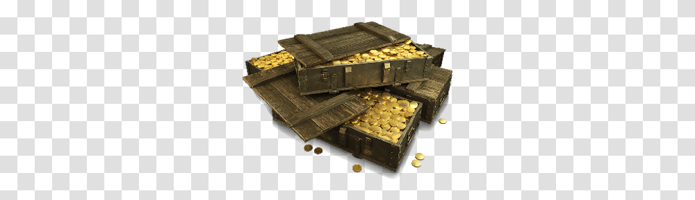 Gold World Of Tanks Game Recharges For Free Gamehag World Of Tanks Blitz Gold Coins, Treasure, Furniture, Box, Drawer Transparent Png
