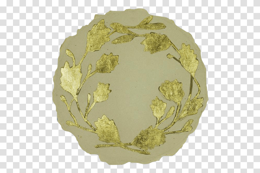 Gold Wreath Motif, Painting, Plant, Treasure Transparent Png