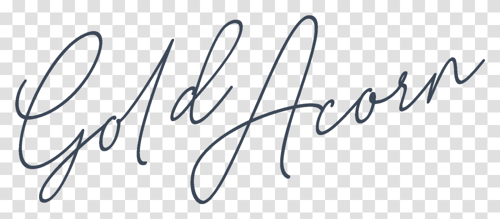 Goldacornco Wordmark Navy Calligraphy, Bow, Handwriting, Signature Transparent Png