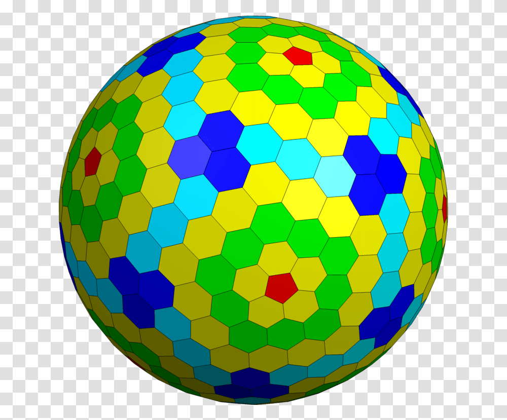 Goldberg Polyhedron 6 2 Circle, Sphere, Ball, Soccer Ball, Football Transparent Png