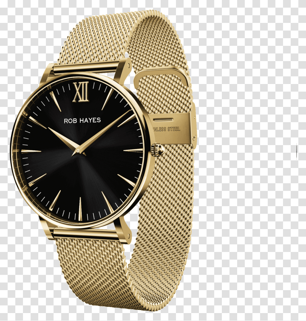 Goldblack Berkeley 33 Watch Rob Hayes Watches Watch, Wristwatch, Clock Tower, Architecture, Building Transparent Png