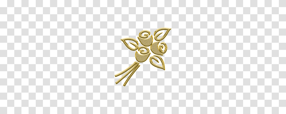 Golden Key, Brooch, Jewelry, Accessories Transparent Png