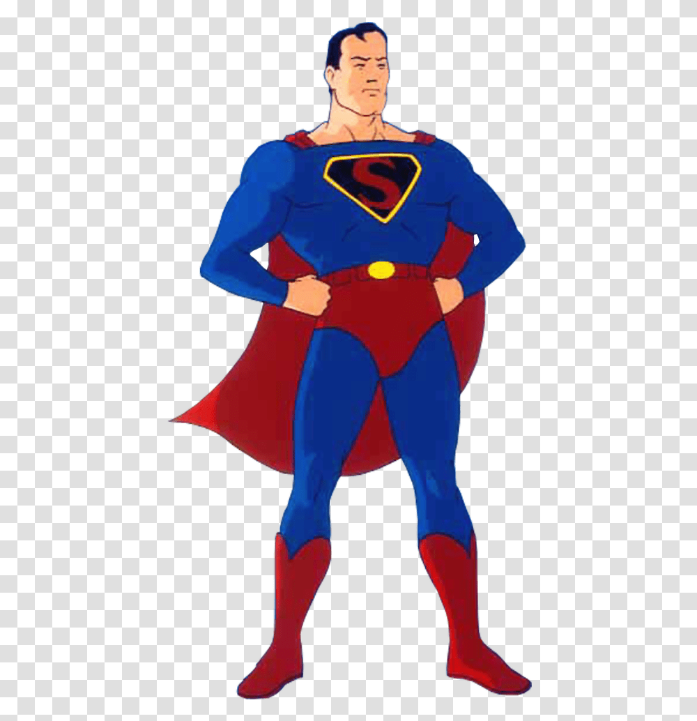 Golden Age Superman Costume, Sleeve, Person, Female Transparent Png