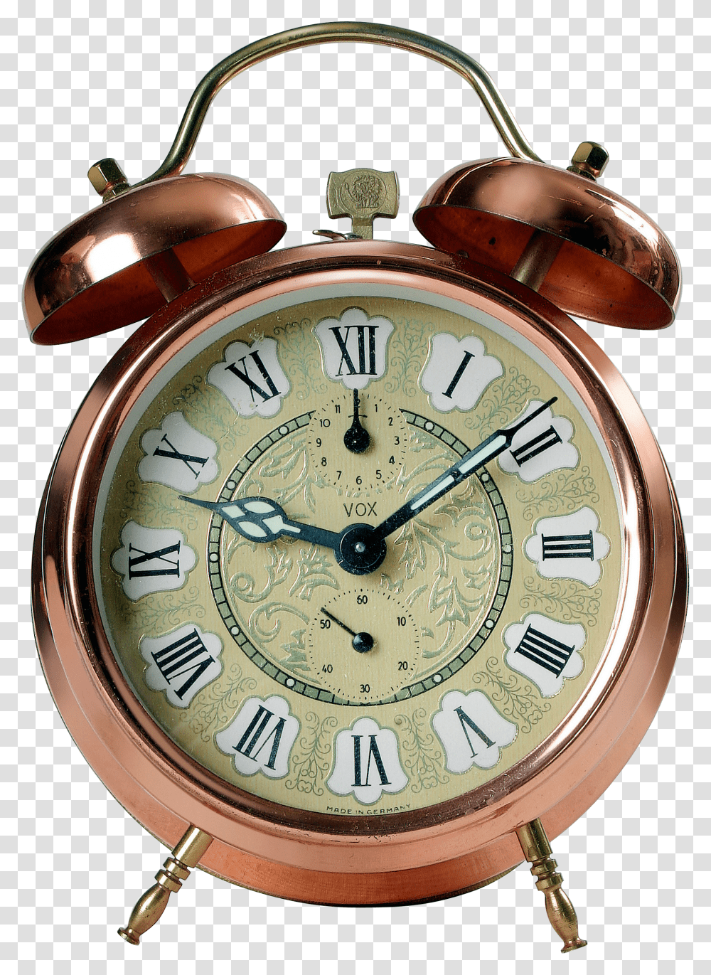 Golden Alarm Clock Image Chasi Budilnik Transparent Png