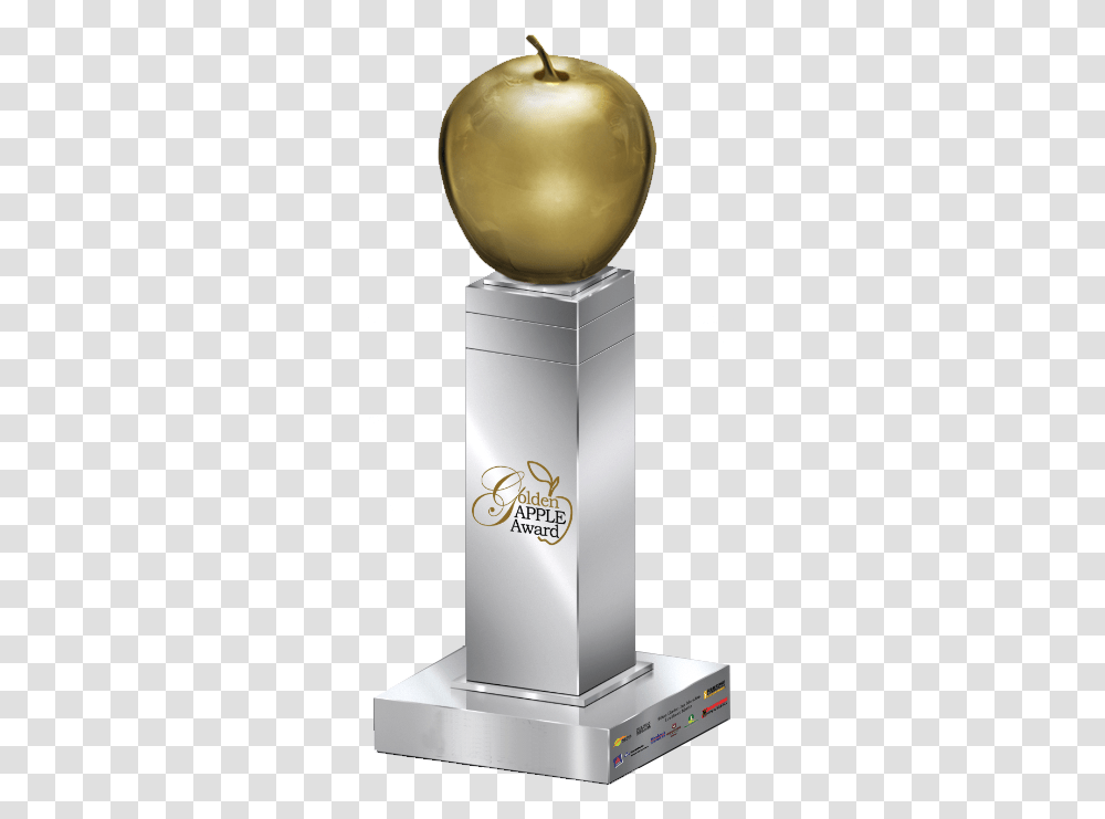 Golden Apple Awards East Mississippi West Alabama Trophy, Bottle, Text, Astronomy, Jar Transparent Png