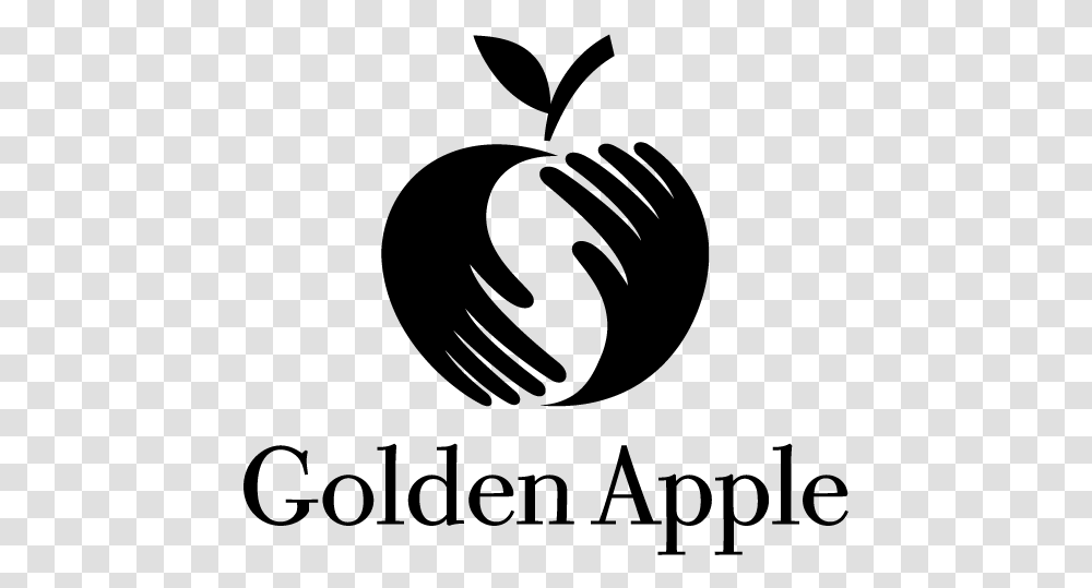 Golden Apple Logo Golden Apple Scholars Logo, Gray, World Of Warcraft, Halo Transparent Png